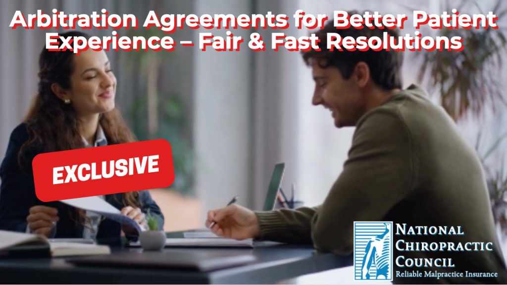 Arbitration Agreements for Better Patient Experience – Fair & Fast Resolutions