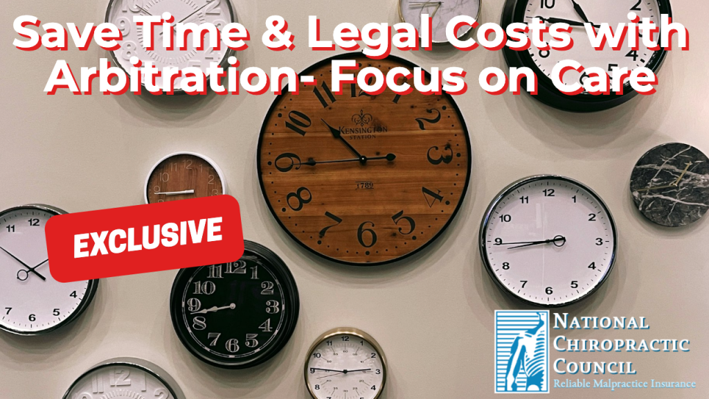 Save Time & Legal Costs with Arbitration- Focus on Care