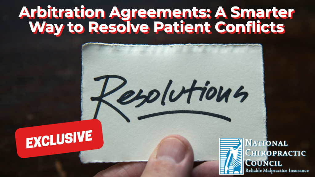 Arbitration Agreements: A Smarter Way to Resolve Patient Conflicts