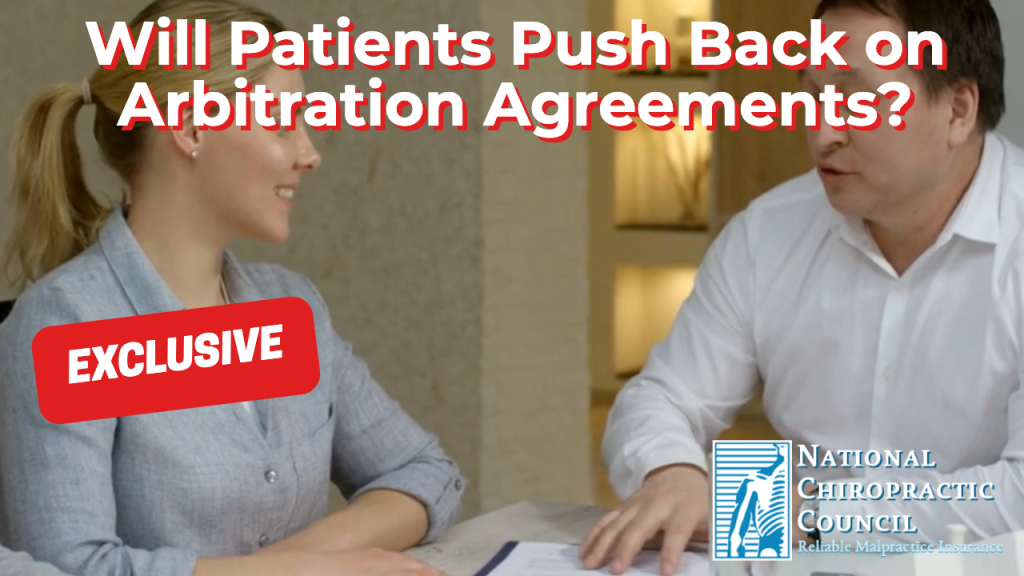 Will Patients Push Back on Arbitration Agreements?